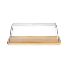 Bambusa paplāte ar vāku, 320x160x(H)110mm