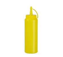 Dispenser bottles, 0,35L, Yellow, ø55x(H)205mm, 