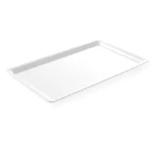Banketu paplāte GN no porcelāna, GN 1/2, 325x265x(H)65mm