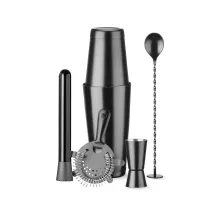Barkit caurulē, BarUp, melns, ⌀120x(H)320mm, apaļš