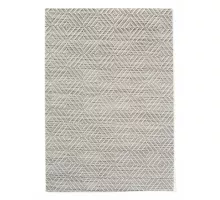 Galda paklājiņš, ģeometriskais raksts – komplekts, Sudraba, 6 gab., 450x300mm, 