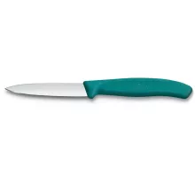 Нож для овощей, гладкий, зеленый, (L)190мм