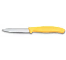 Нож для овощей, гладкий, желтый, (L)190мм