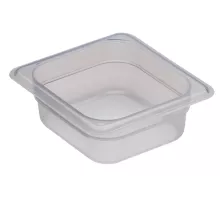 Container GN 1/6 transparent polypropylene., Cambro, GN 1/6, 1L, Transparent, 162x176x(H)65mm