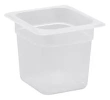 Container GN 1/6 transparent polypropylene., Cambro, GN 1/6, 2,2L, Transparent, 162x176x(H)150mm