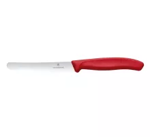 Нож для томатов, Victorinox, красный, (L)219 мм