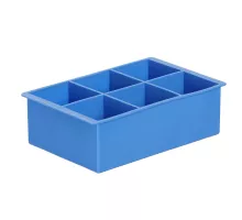Ledus kubiņu forma XL, BarUp, Zils, 170x110x(H)52mm, 