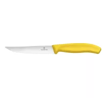 Нож для стейка и пиццы, Victorinox, желтый, (L)232 мм