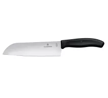 Нож Сантоку с кромкой Granton, Victorinox, черный, (L)298 мм