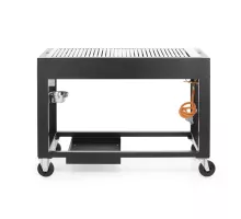 Gas barbecue Tampa, Black, 10kW, 1260x580x(H)900mm