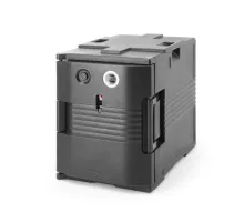Termoizolēts konteiners ar sildīšanas funkciju – ēdināšanai, AmerBox, GN 1/1, 220-240V/200W, 477x680x(H)620mm