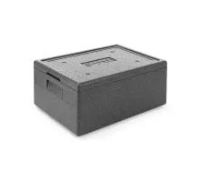 Termokonteineri, izgatavoti no piocelan, Kitchen Line, 40 l, GN 1/1, 40L, Melns, 600x400x(H)283mm