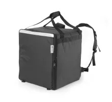 Izolēta pārtikas piegādes mugursoma, 75,2L, Melns, 410x410x(H)480mm