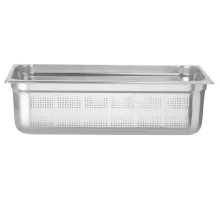 Container GN 1/1 perforated, Profi Line, GN 1/1, 21L, Light grey, (H)150mm, 802212