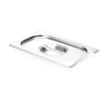 Vāks tvertnēm GN ar izgriezumu rokturiem, GN 1/4, 265x162mm