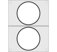 Matrica metināšanas iekārtai, 2x tvertne zupai ø115 mm