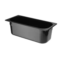 Polikarbonāta trauks saldējumam, 5L, Melns, 360x165x(H)120mm, 