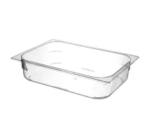 Polikarbonāta trauks saldējumam, 5L, Caurspīdīgs, 360x250x(H)80mm, 