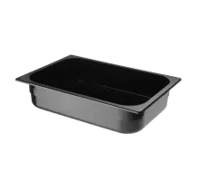 Polikarbonāta trauks saldējumam, 5L, Melns, 360x250x(H)80mm, 