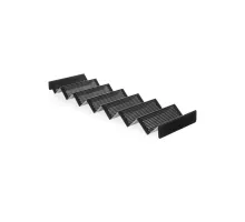 Statīvs vrapiem un sviestmaizēm, perforēts, Melns, 580x170x(H)40mm