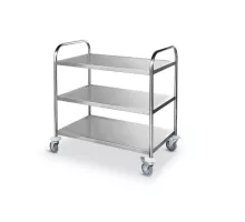 3 plauktu servisa ratiņi Profi Line, 905x585x(H)945mm, 