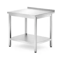 Пристенный стол с полкой - приставной, глубина 700 мм, Kitchen Line, 800x700x(H)850мм