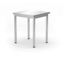 Centrālais galds - skrūvējams, dziļums 600 mm, Budget Line, 600x600x(H)850 mm
