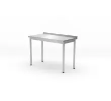 Sienas galds - skrūvējams, dziļums 600 mm, Budget Line, 800x600x(H)850mm