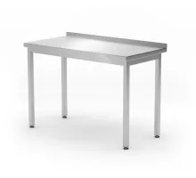 Sienas galds - skrūvējams, dziļums 600 mm, Budget Line, 1200x600x(H)850mm