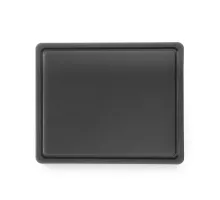 Griešanas dēlis HACCP GN 1/2, melna krāsa, GN 1/2, Melns, 325x265mm, 