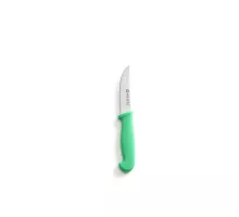 Multipurpose knife with the Granton edge, short model, Green, (L)190mm, 