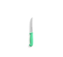 Multipurpose knife with the Granton edge, long model, Green, (L)230mm, 