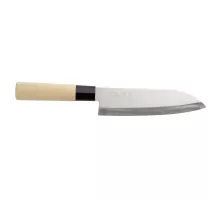 Японский нож в Santoku, Светлый деревянный, (L)290мм, 