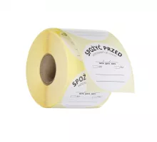 Uzlīmes Food Safety - „IZMANTOT LĪDZ”, 500 gab. rullis, 500 gab., ø50mm