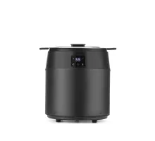 Мармит для первых блюд безводный, 10 л, 10л, черный, 220-240В/450Вт, ⌀330x(H)398мм