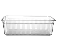 Gastronormu konteiners 2/1, GN 2/1, 58L, Caurspīdīgs, 650x530x(H)200mm, 