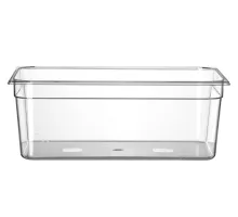 Container GN 1/1 polycarbonate, Profi Line, GN 1/1, 24L, Transparent, 530x325x(H)200mm, 