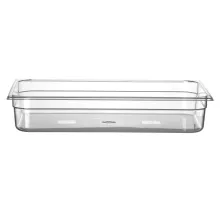 Container GN 1/1 polycarbonate, Profi Line, GN 1/1, 14L, Transparent, 530x325x(H)100mm, 
