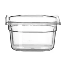 Trauks GN 1/6 „Profi Line” no polikarbonāta, Profi Line, GN 1/6, 1,6L, Caurspīdīgs, 176x162x(H)100mm, 