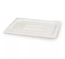 Lid for GN containers white polycarbonate, GN 1/1, White, 530x325mm, 