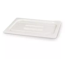Lid for GN containers white polycarbonate, GN 1/3, White, 325x176mm, 