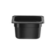 GN 1/6 konteiners, HENDI, Kitchen Line, GN 1/6, 1,4L, Melns, 175x160x(H)100mm