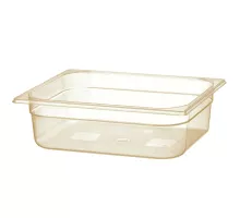GN 1/2 container, high-temperature resistant, GN 1/2, 6,1L, Transparent, 325x265x(H)100mm