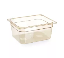 GN 1/2 container, high-temperature resistant, GN 1/2, 4L, Transparent, 325x265x(H)65mm