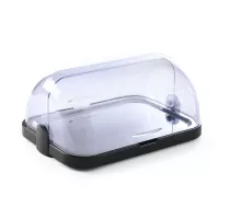Roll-top dzesēšanas displejs, vienvietīgs, Tumši pelēks, 440x320x(H)205mm, Taisnstūra
