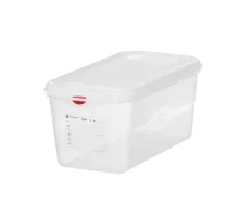 GN 1/3 container, polypropylene, GN 1/3, 6L, Transparent, 325x176x(H)150mm, Rectangular