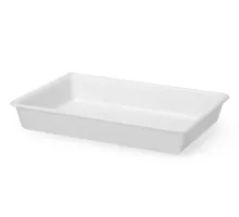 Prep tray, 12L, White, 535x385x(H)85mm, Rectangular