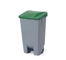 Atkritumu konteiners, 120L, Gaiši pelēks, 510x425x(H)875mm