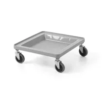 Тележка для универсальных стеллажей Camrack 500×500 мм., AmerBox, серый, 500x500x(H)180мм