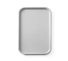 Polypropylene fast food tray GN 1/1, AmerBox, GN 1/1, Light grey, 530x325x(H)20mm, Rectangular